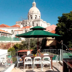 Alfama Terrace , Lissabon Portugal